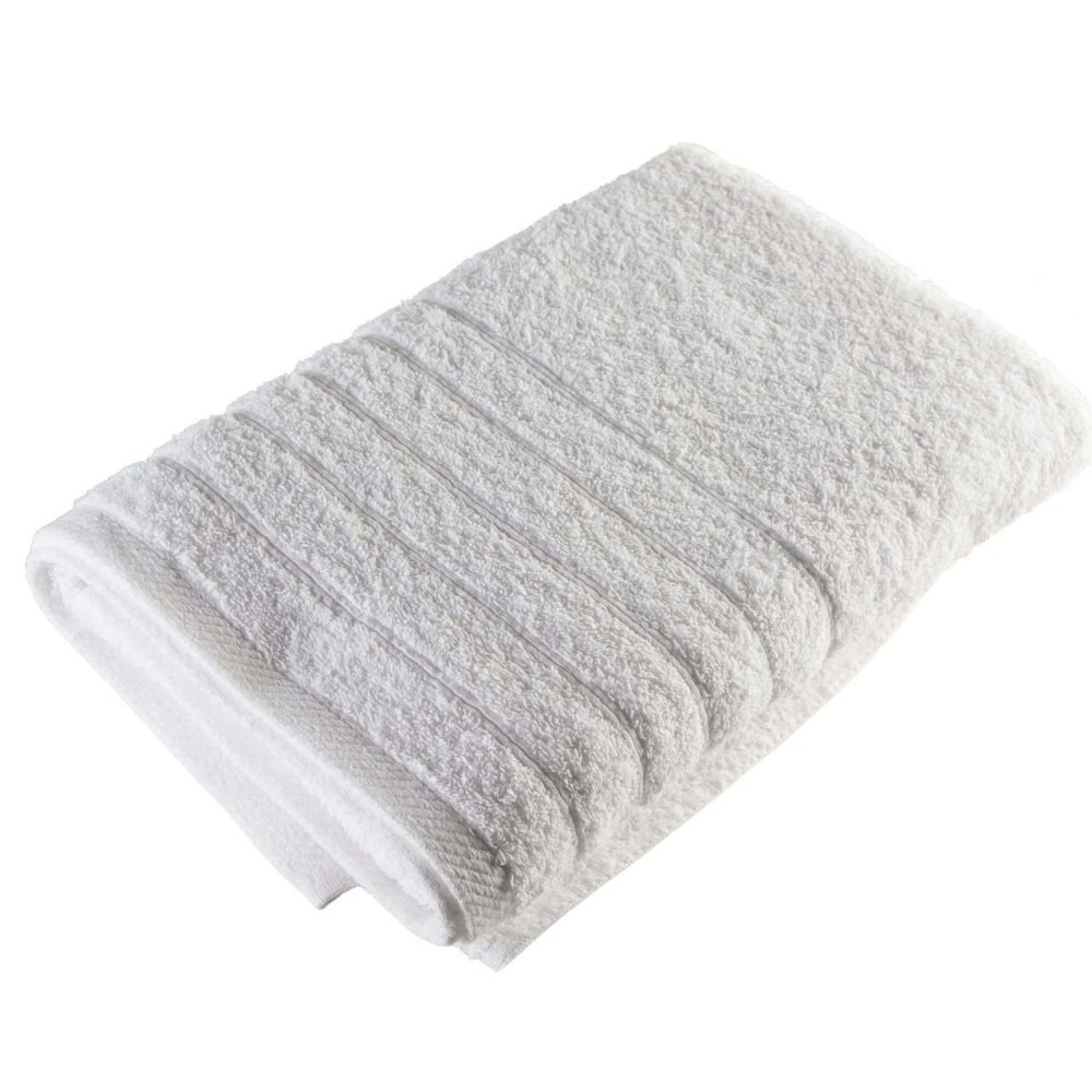 Πετσέτα Προσώπου Ξενοδοχείου 450gsm (50x90) 100% Βαμβάκι Πεννιέ Sidirela White E-799