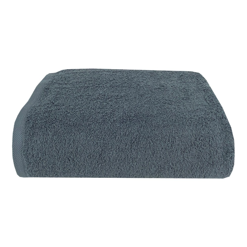 Πετσέτα Πισίνας Ξενοδοχείου 550gsm (70x140) 100% Βαμβάκι Πεννιέ - Astron Italy Dark Grey