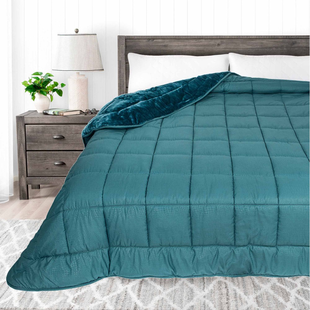 Κουβερτοπάπλωμα Υπέρδιπλο (220x240) 350γρ. - Astron Italy Green
