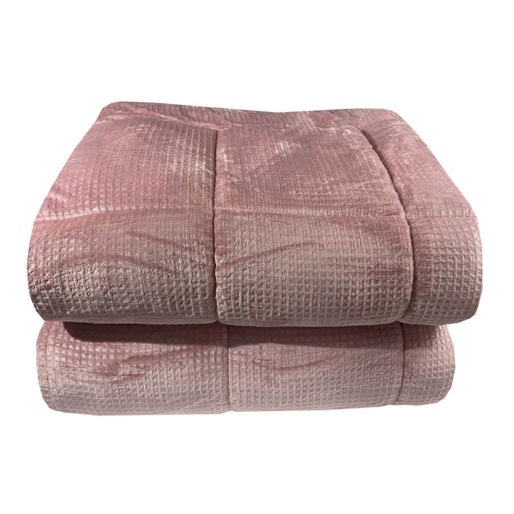 Κουβερτοπάπλωμα Υπέρδιπλο (220x240) 350γρ. - Astron Italy Dusty Rose