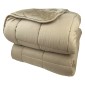 Κουβερτοπάπλωμα Υπέρδιπλο (220x240) 350γρ. - Astron Italy Beige