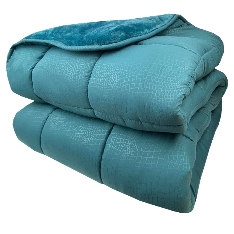 Κουβερτοπάπλωμα Υπέρδιπλο (220x240) 350γρ. - Astron Italy Green
