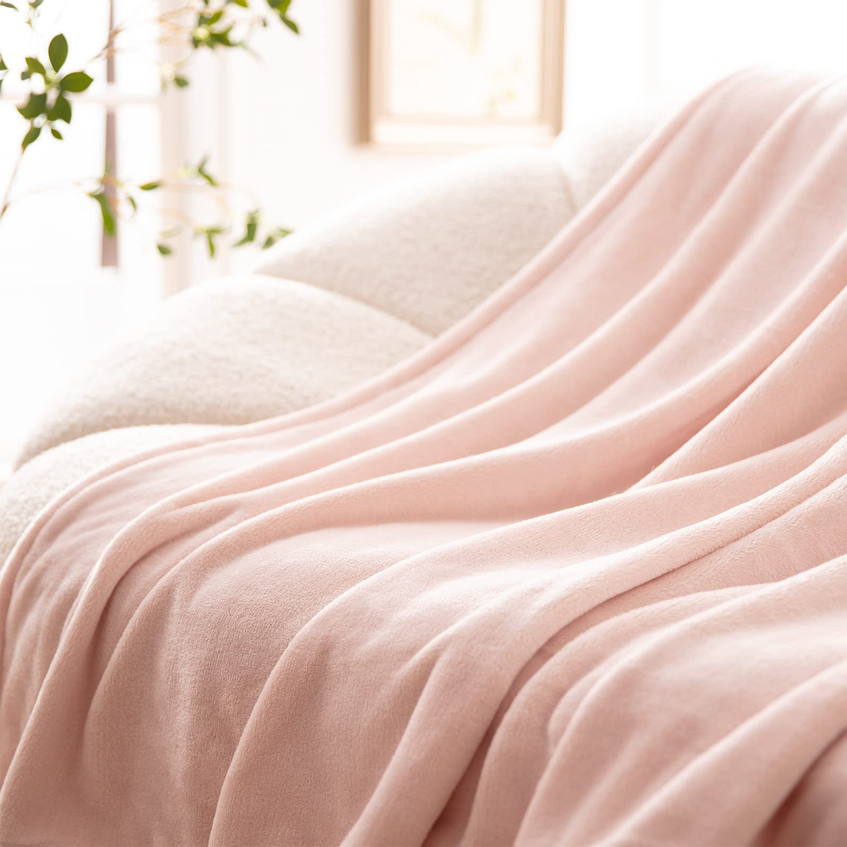 Κουβέρτα Flannel Διπλή (200x220) TNS Super Soft Pink 39-950-2138-2