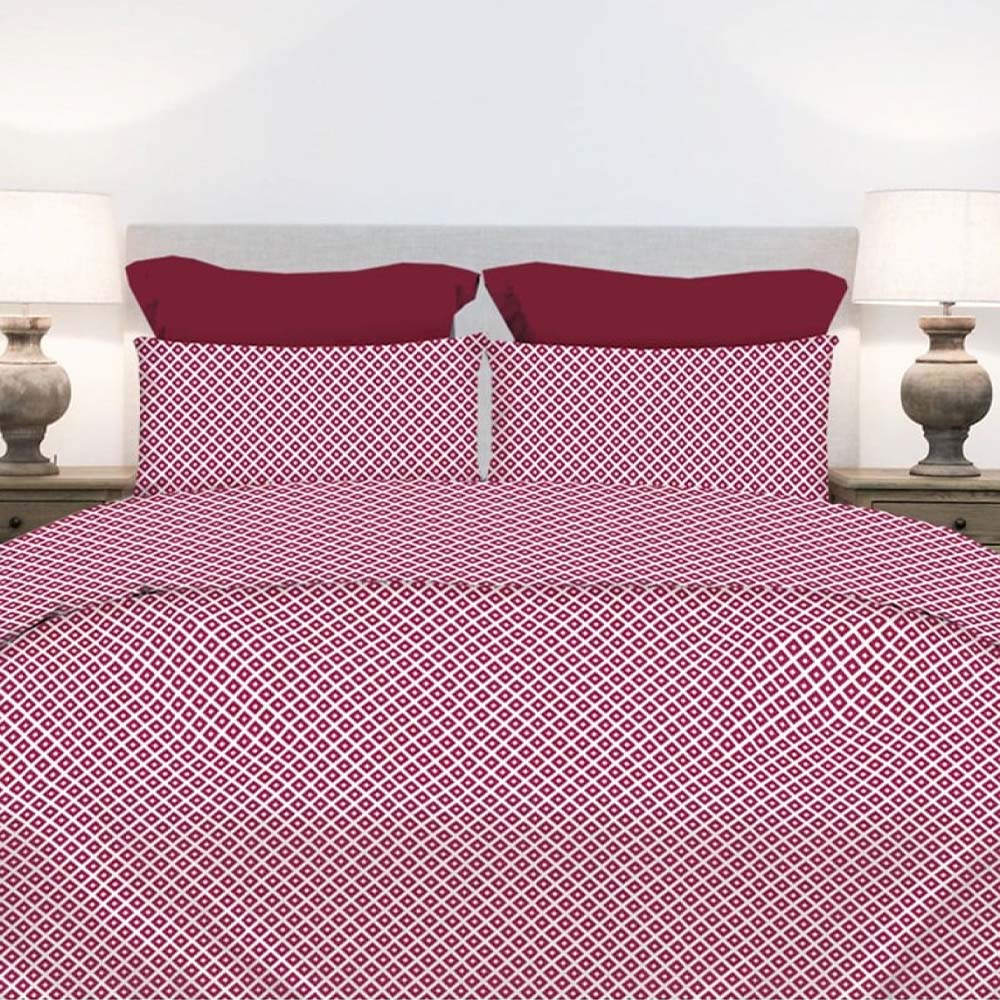 Σετ 2 Μαξιλαροθήκες (52x72) 100% Βαμβάκι Pennie - Astron Italy Ariel Redwine