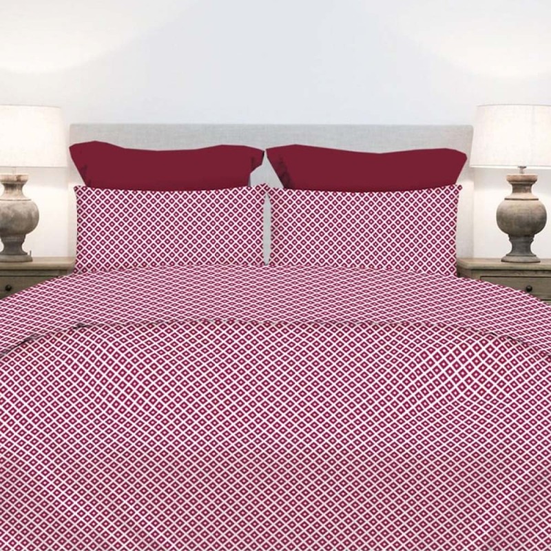 Σετ 2 Μαξιλαροθήκες (52x72) 100% Βαμβάκι Pennie - Astron Italy Ariel Redwine