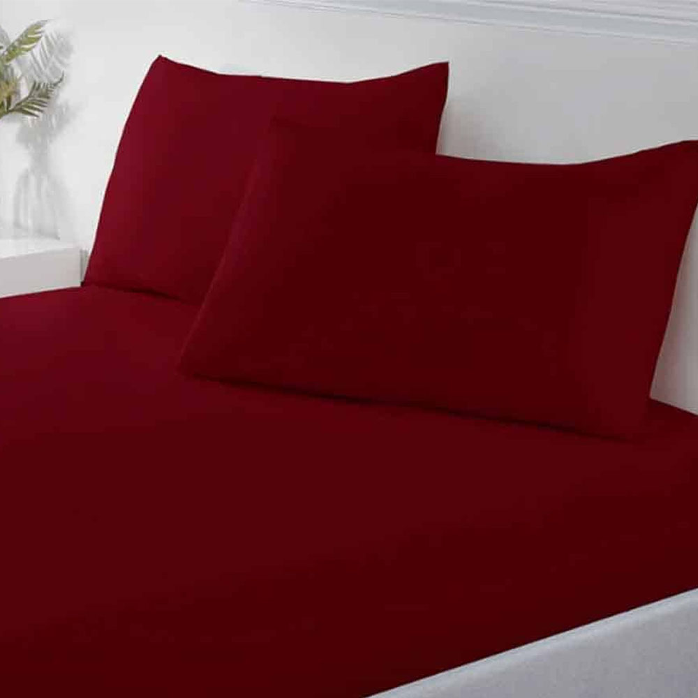 Σετ 2 Μαξιλαροθήκες (50x70) 100% Βαμβάκι Pennie - Astron Italy Red Wine