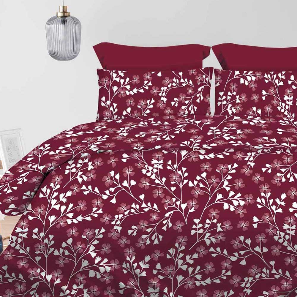 Σετ 2 Μαξιλαροθήκες (52x72) 100% Βαμβάκι Pennie - Astron Italy Daisy Redwine