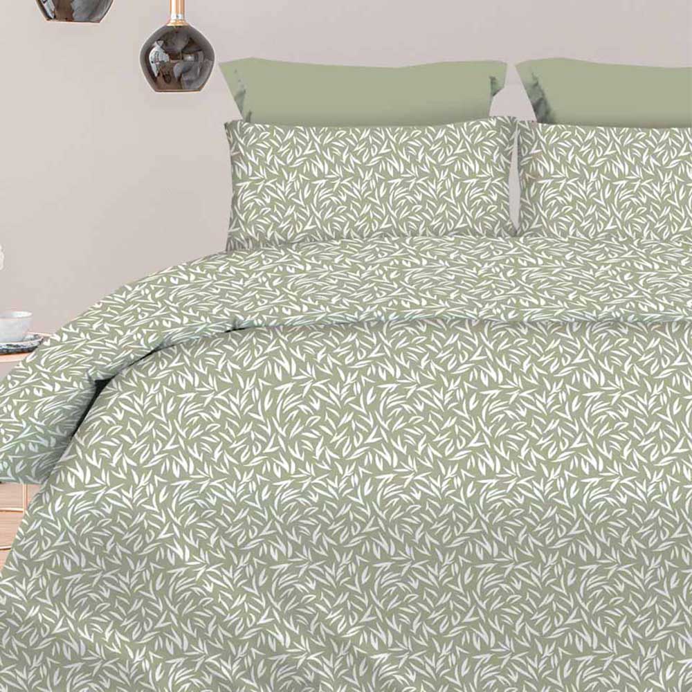 Σετ 2 Μαξιλαροθήκες (52x72) 100% Βαμβάκι Pennie - Astron Italy Emelia Olive