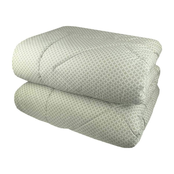 Πάπλωμα 350γρ. Υπέρδιπλο (220x240) 100% Βαμβάκι 144tc - Astron Italy Olivia Olive
