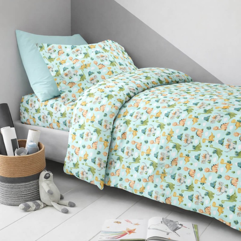 Σετ 2 Παιδικά Σεντόνια Μονά με 1 Μαξιλαροθήκη - Astron Italy Jurrassic