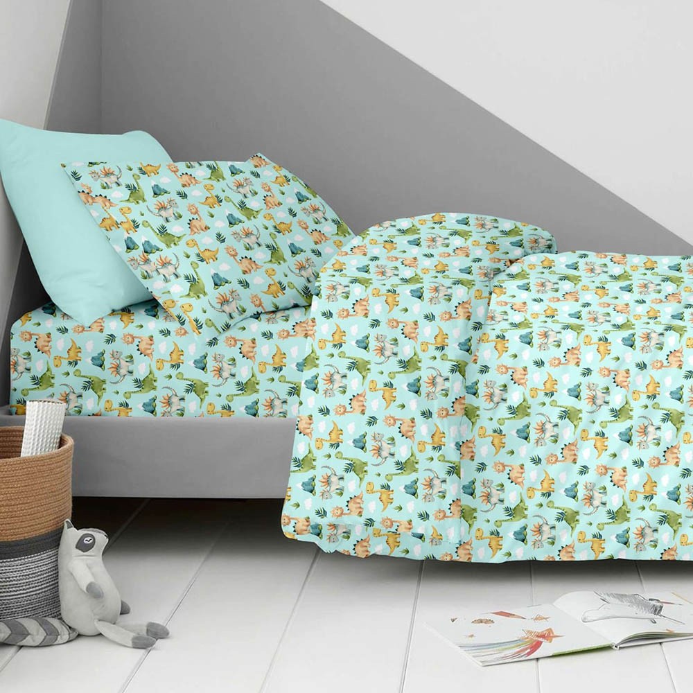 Σετ 2 Παιδικά Σεντόνια Μονά με 1 Μαξιλαροθήκη - Astron Italy Jurrassic