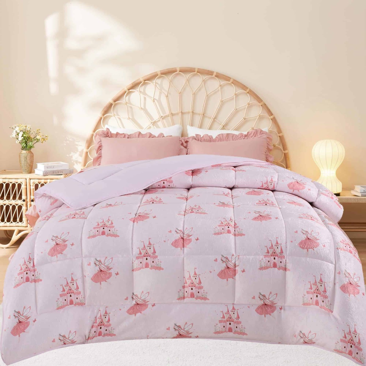 Astron Italy Παιδικό Κουβερτοπάπλωμα Μονό (160x220) 350γρ. Princess – Απαλό, Ζεστό & Ονειρεμένο για Μικρές Πριγκίπισσες