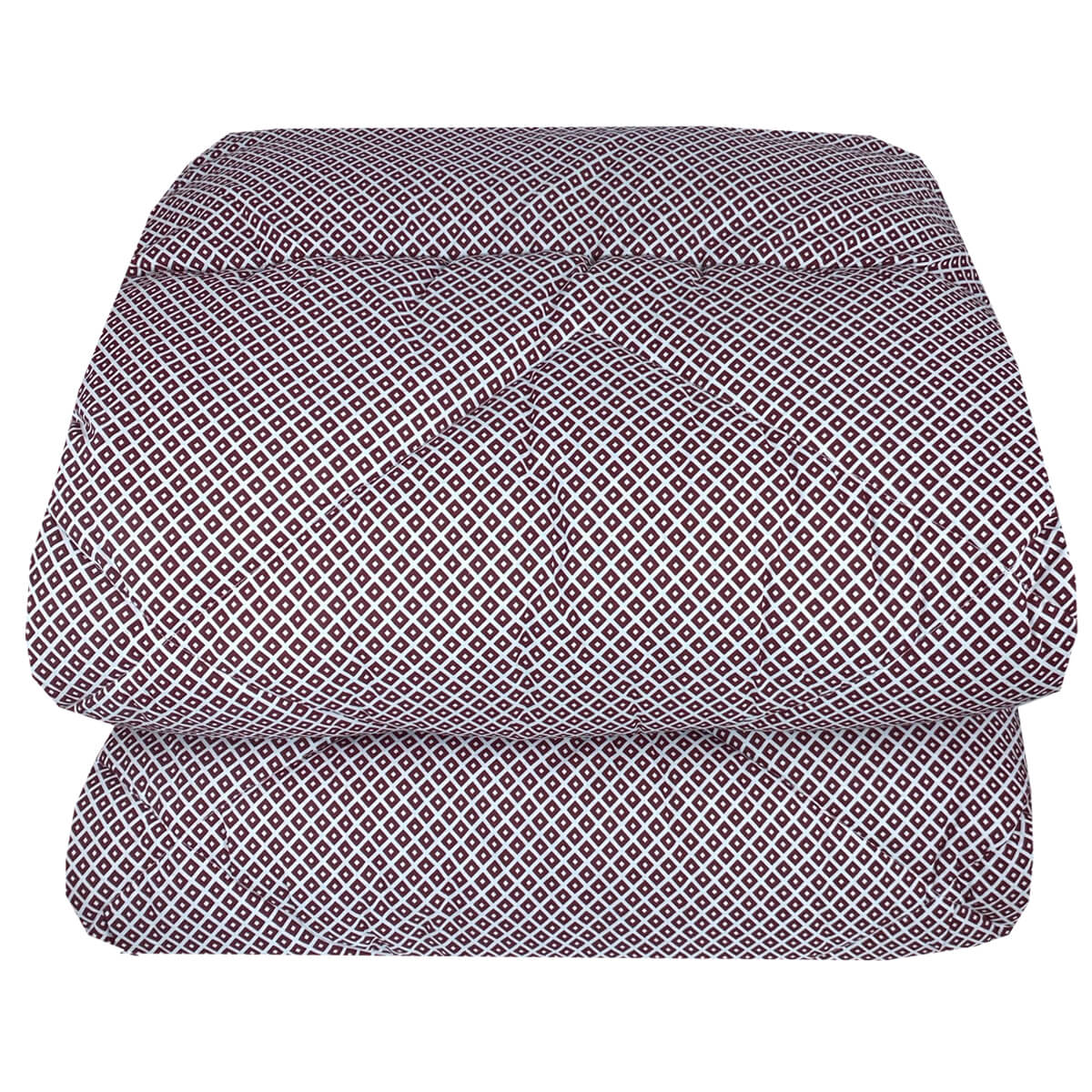 Πάπλωμα Υπέρδιπλο (220x240) 100% Βαμβάκι 144tc - Astron Italy Ariel Red Wine