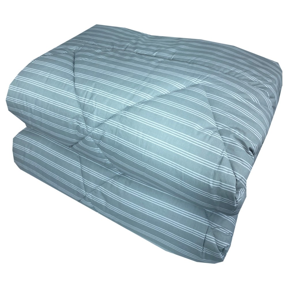 Πάπλωμα 350γρ. Υπέρδιπλο (220x240) 100% Βαμβάκι 144tc - Astron Italy Silvia Grey