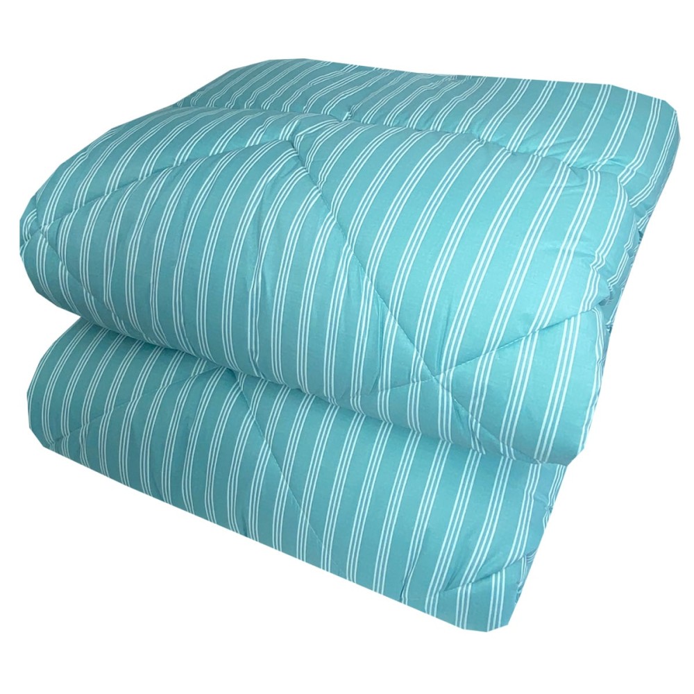 Πάπλωμα 350γρ. Υπέρδιπλο (220x240) 100% Βαμβάκι 144tc - Astron Italy Silvia Petrol