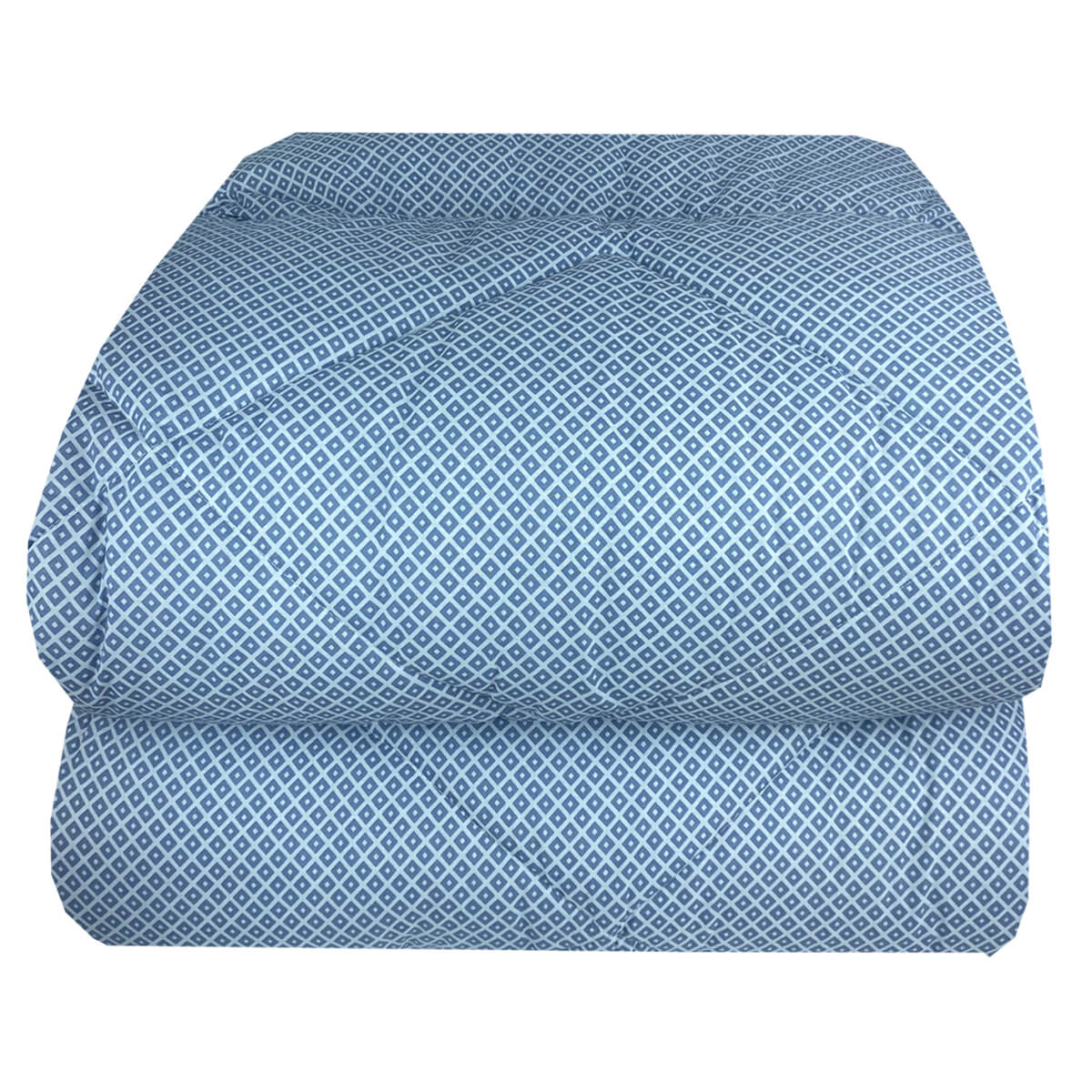 Πάπλωμα Υπέρδιπλο (220x240) 100% Βαμβάκι 144tc - Astron Italy Ariel Blue