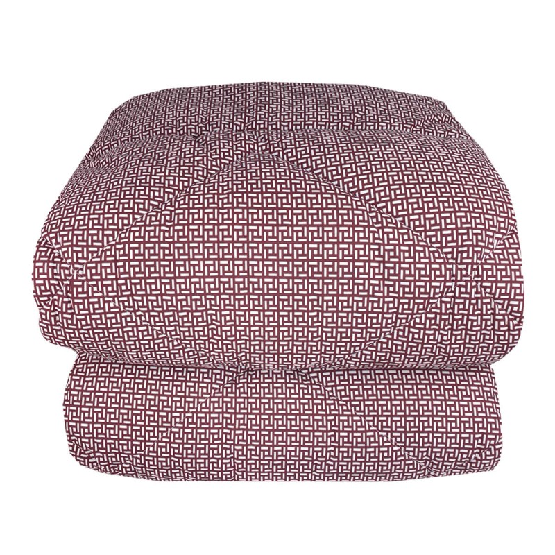 Πάπλωμα Υπέρδιπλο (220x240) 100% Βαμβάκι 144tc - Astron Italy Maira Red Wine