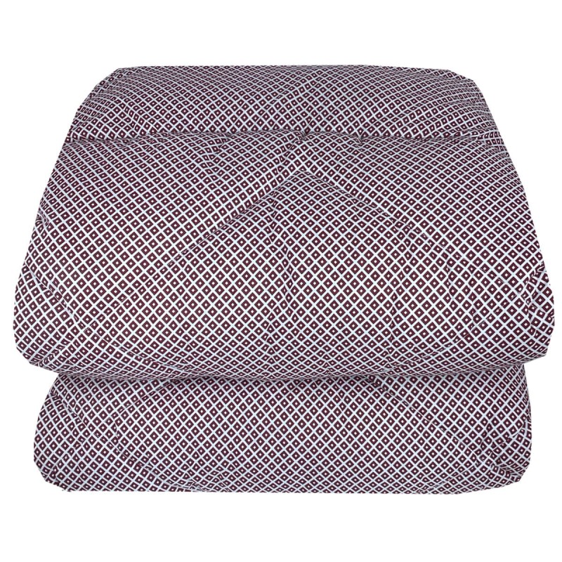 Πάπλωμα 350γρ. Μονό (160x240) 100% Βαμβάκι 144tc - Astron Italy Ariel Redwine