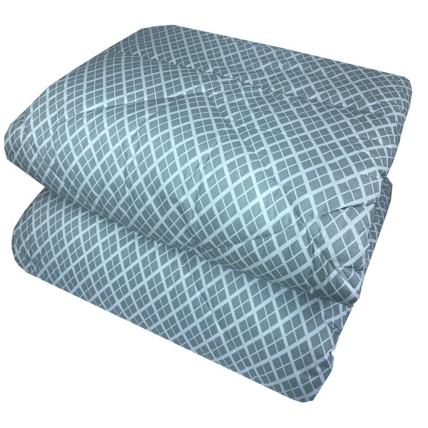 Πάπλωμα 350γρ. Μονό (160x240) 100% Βαμβάκι 144tc - Astron Italy Claudia Grey