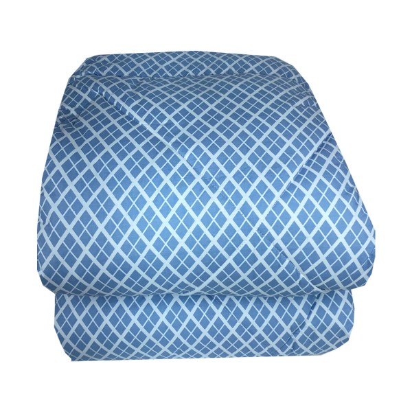 Πάπλωμα 350γρ. Μονό (160x240) 100% Βαμβάκι 144tc - Astron Italy Claudia Blue