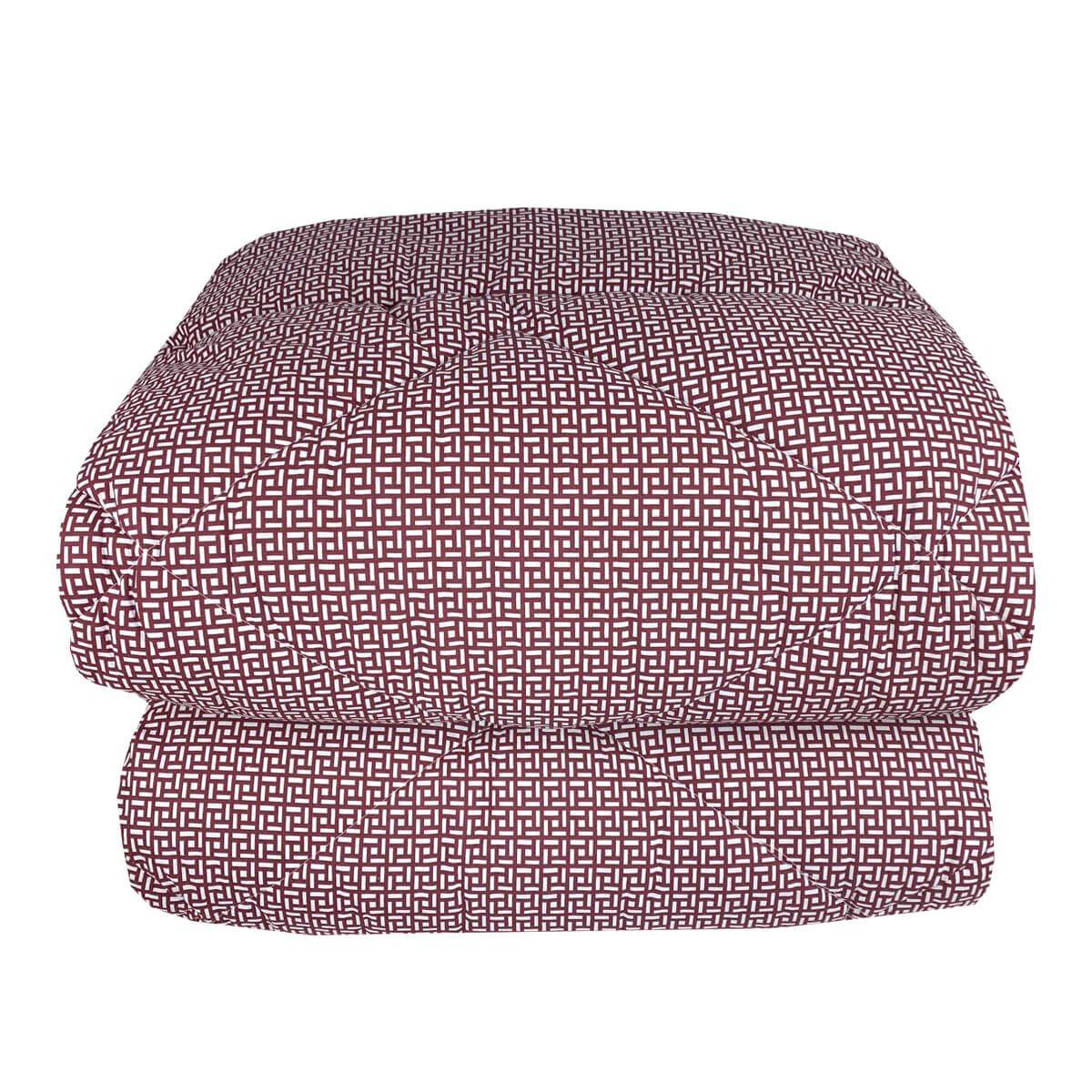 Πάπλωμα 350γρ. Μονό (160x240) 100% Βαμβάκι 144tc - Astron Italy Maira Redwine