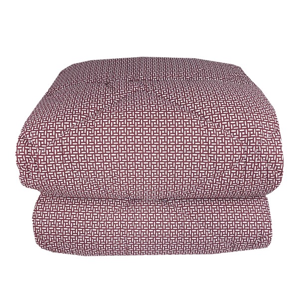 Πάπλωμα 350γρ. Μονό (160x240) 100% Βαμβάκι 144tc - Astron Italy Maira Redwine