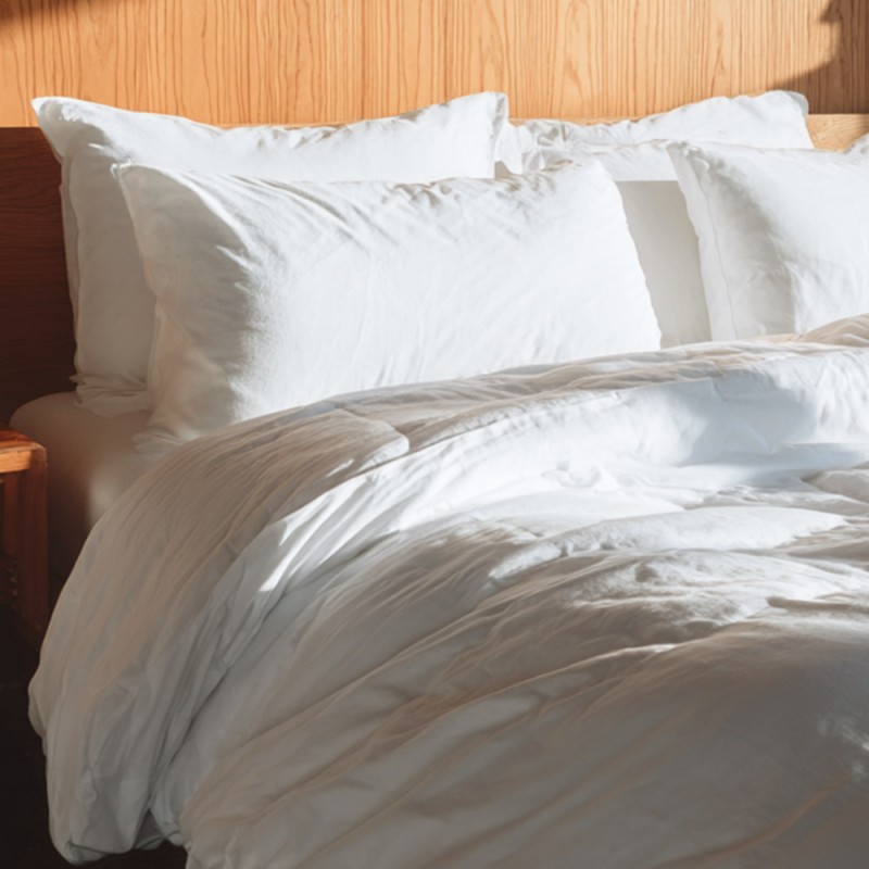 Σετ Ξενοδοχείου Astron Italy – Πάπλωμα 260gr Μονό (160x240), Παπλωματοθήκη Λευκή & Μαξιλάρι Ύπνου