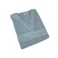 Μπουρνούζι με Κουκούλα (L) 100% Βαμβάκι - Astron Italy Blue
