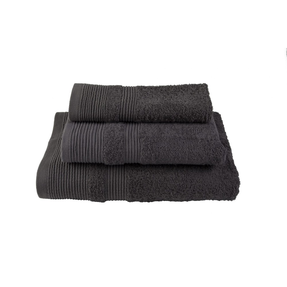 Πετσέτα Προσώπου 550grs (50x90) 100% Βαμβάκι Πεννιέ Sidirela Dark Grey Ε-935