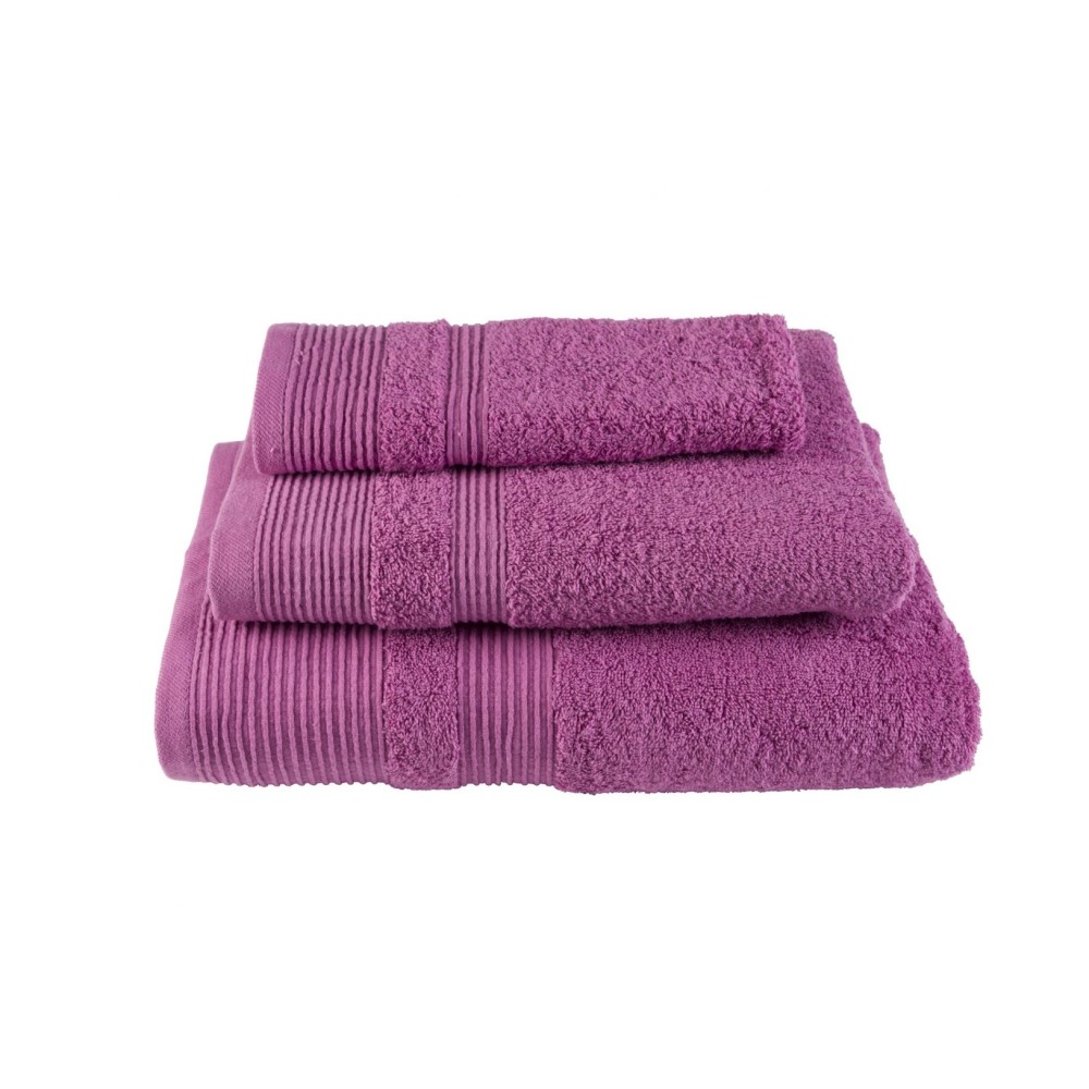 Πετσέτα Προσώπου 550grs (50x100) 100% Βαμβάκι Πεννιέ Sidirela Dark Lilac Ε-936