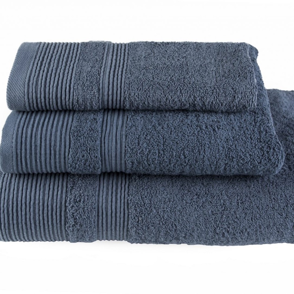 Πετσέτα Προσώπου 600gsm (50x90) 100% Βαμβάκι Pennie - Navy Blue