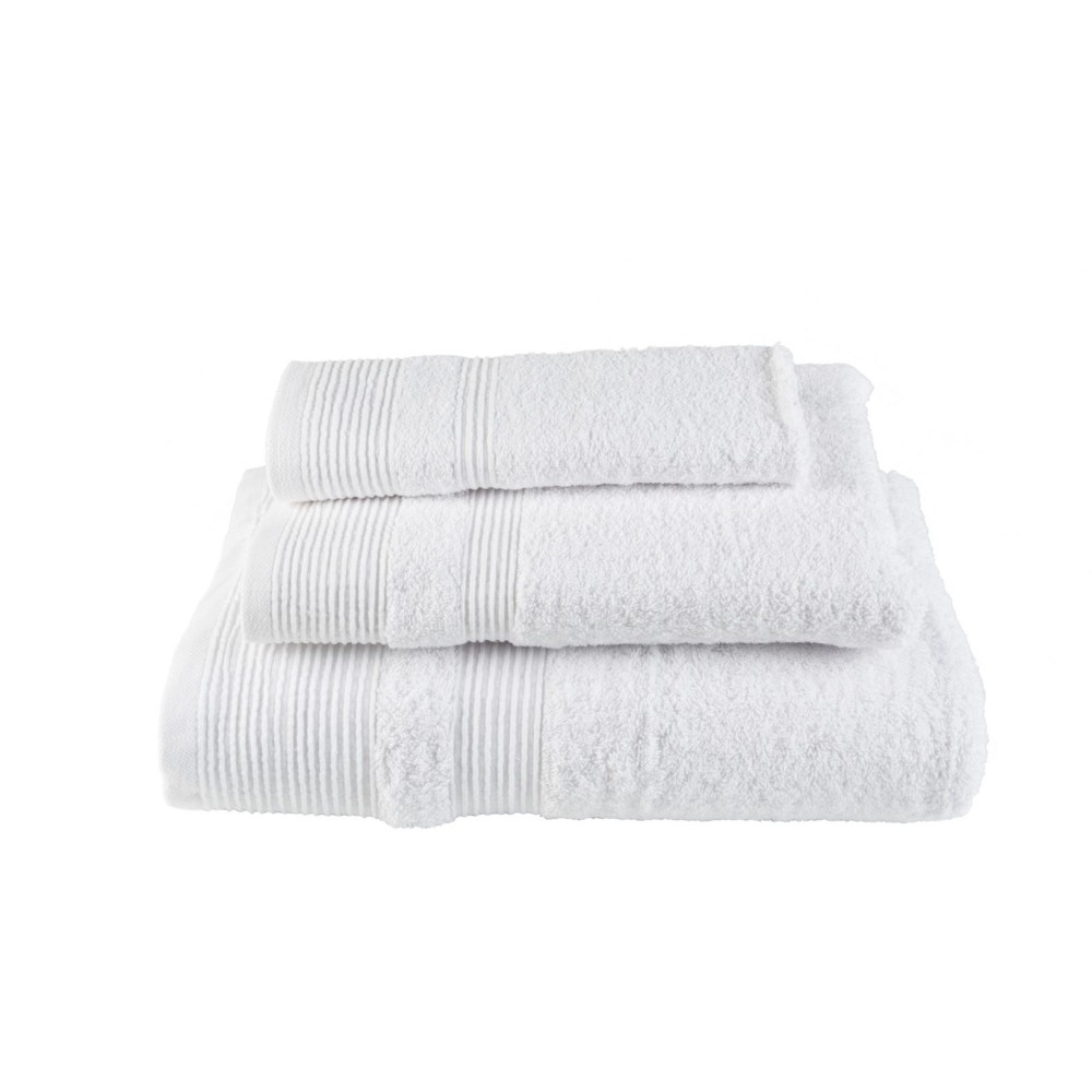 Πετσέτα Προσώπου 550grs (50x90) 100% Βαμβάκι Πεννιέ Sidirela White Ε-946