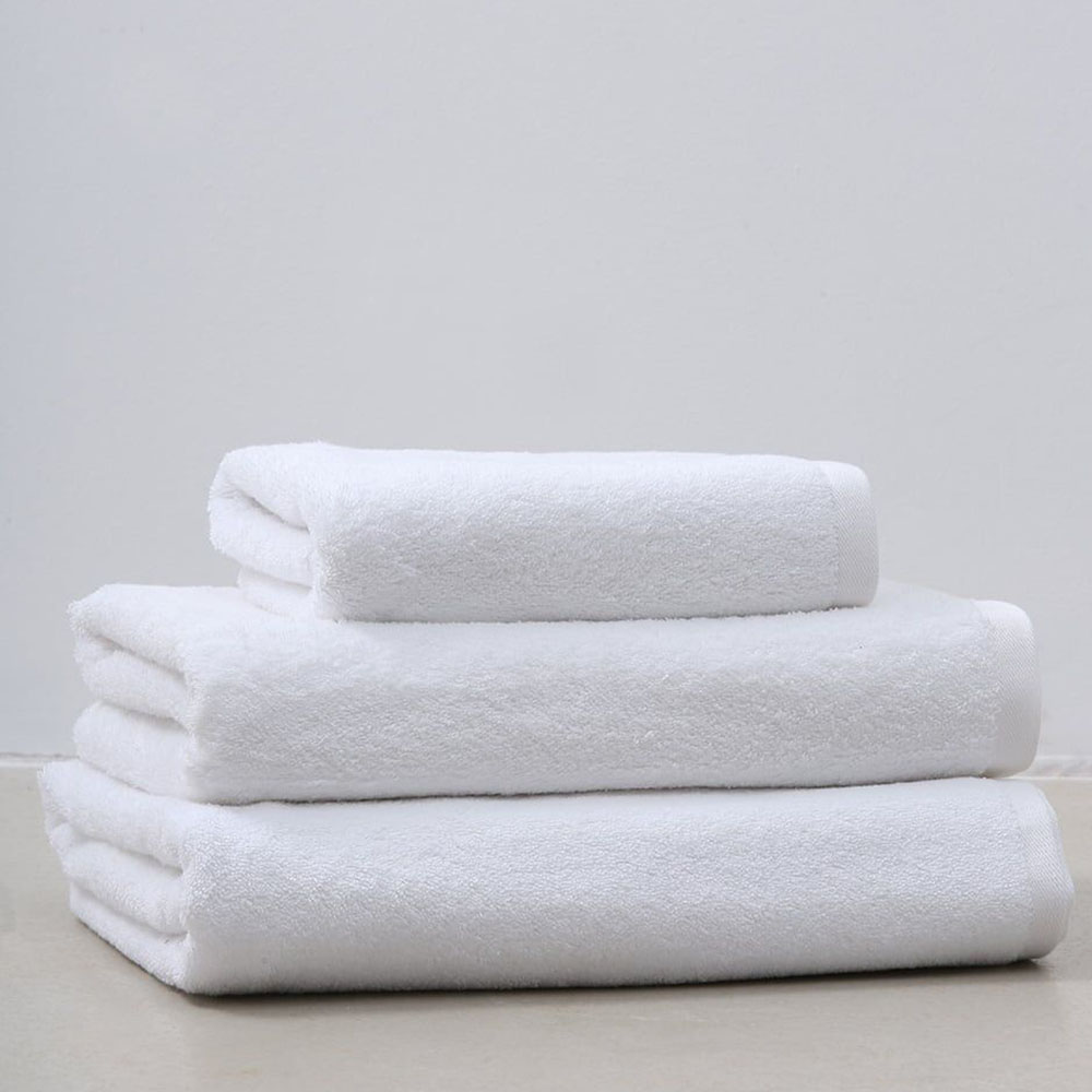 Πετσέτα Σώματος Ξενοδοχείου Plain 700gsm (70x140) 100% Βαμβάκι Πεννιέ - Astron Hotel White