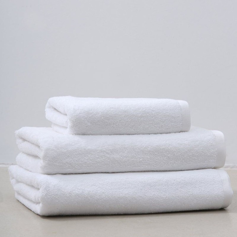 Πετσέτα Σώματος Ξενοδοχείου Plain 700gsm (70x140) 100% Βαμβάκι Πεννιέ - Astron Hotel White