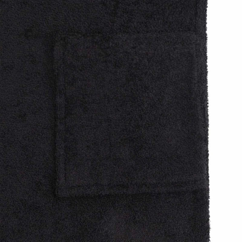 Μπουρνούζι με Κουκούλα (L) 100% Βαμβάκι - Astron Italy Black