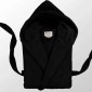 Μπουρνούζι με Κουκούλα (M) 100% Βαμβάκι - Astron Italy Black
