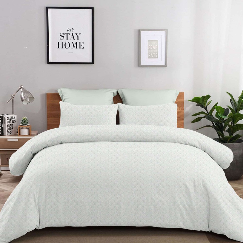 Σετ 2 Σεντόνια Υπέρδιπλα (245x260) με 2 Μαξιλαροθήκες 100% Βαμβάκι - Astron Italy Rafaella Oil