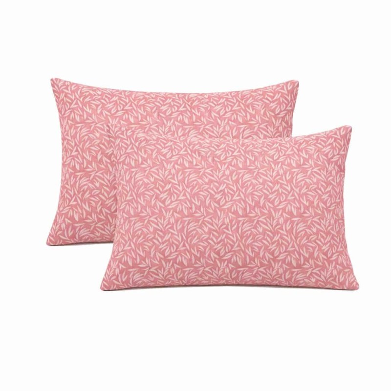 Σετ 2 Premium Βαμβακερές Μαξιλαροθήκες (52x72) – ASTRON 100% Premium Cotton – Emelia Dusty Rose
