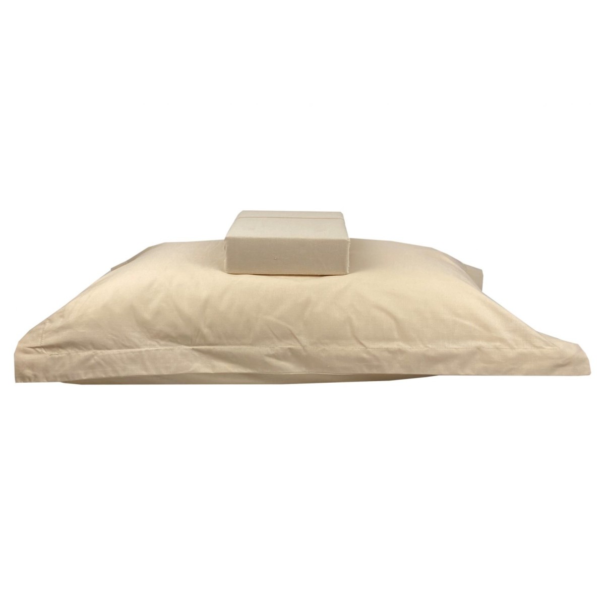 Premium Βαμβακερό Μπεζ Σεντόνι Μονό χωρίς Λάστιχο (170x270) – ASTRON 100% Premium Cotton Combed