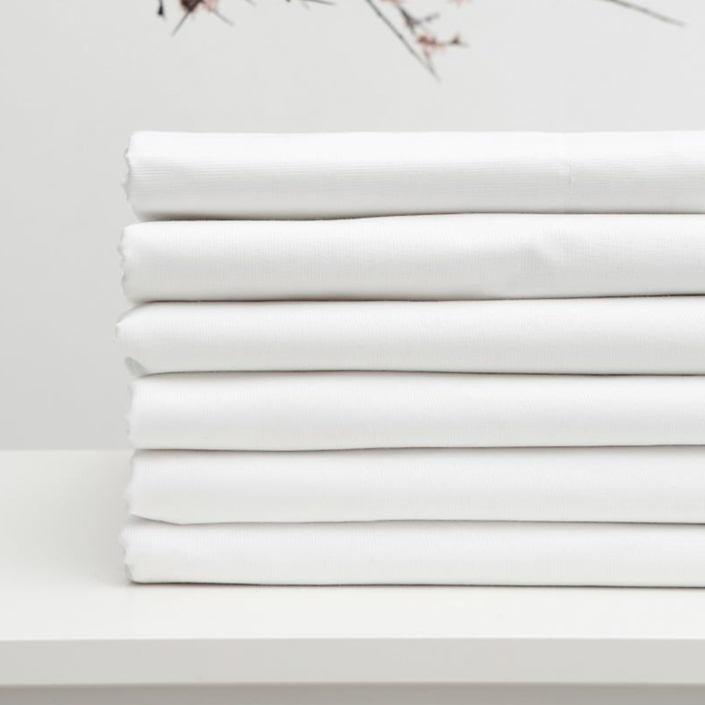 Παπλωματοθήκη Ξενοδοχείου (160x240) Λευκή 80% Βαμβάκι 20% Polyester Percale 200 Κλωστές - TINOS