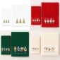 Astron Italy Christmas – Σετ 2 Χριστουγεννιάτικες Πετσέτες 500gsm 100% Βαμβάκι σε Κουτί Δώρου (4 Σετ)