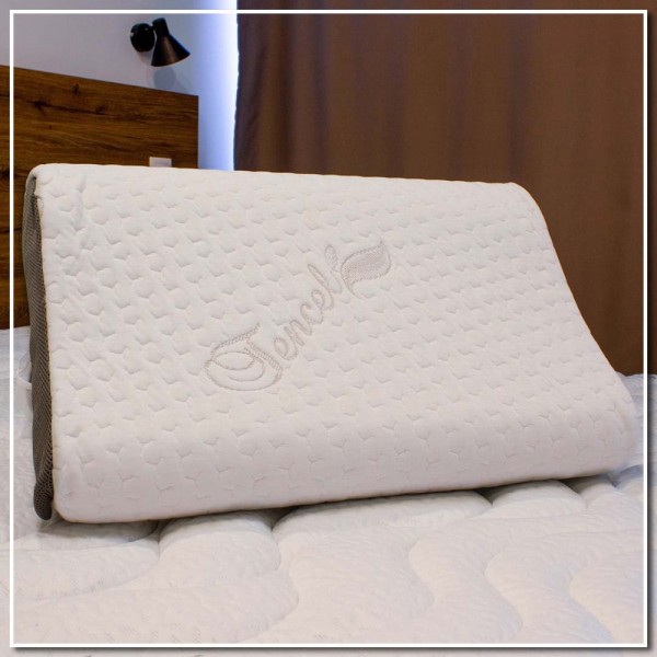 Μαξιλάρι Ύπνου Αυχενικό Μέτριο (40x60x10) Memory Foam