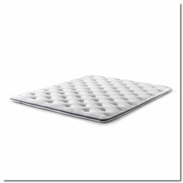 Aloe Vera Hard Ανώστρωμα 7cm Διπλό (140x190) με Καπιτονέ Κάλυμμα