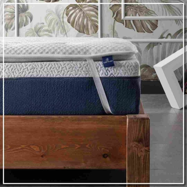 Aloe Vera Soft Ανώστρωμα 7cm Διπλό (160x200) με Καπιτονέ Κάλυμμα