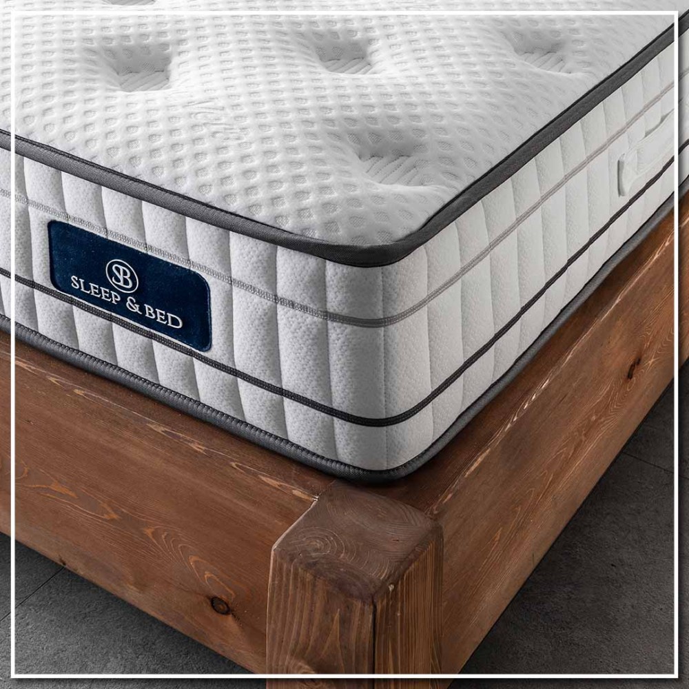 Στρώμα Ύπνου Ξενοδοχείου (140x190) Aloe Vera Double Face 30cm με Ανεξάρτητα Ελατήρια 7 Ζωνών