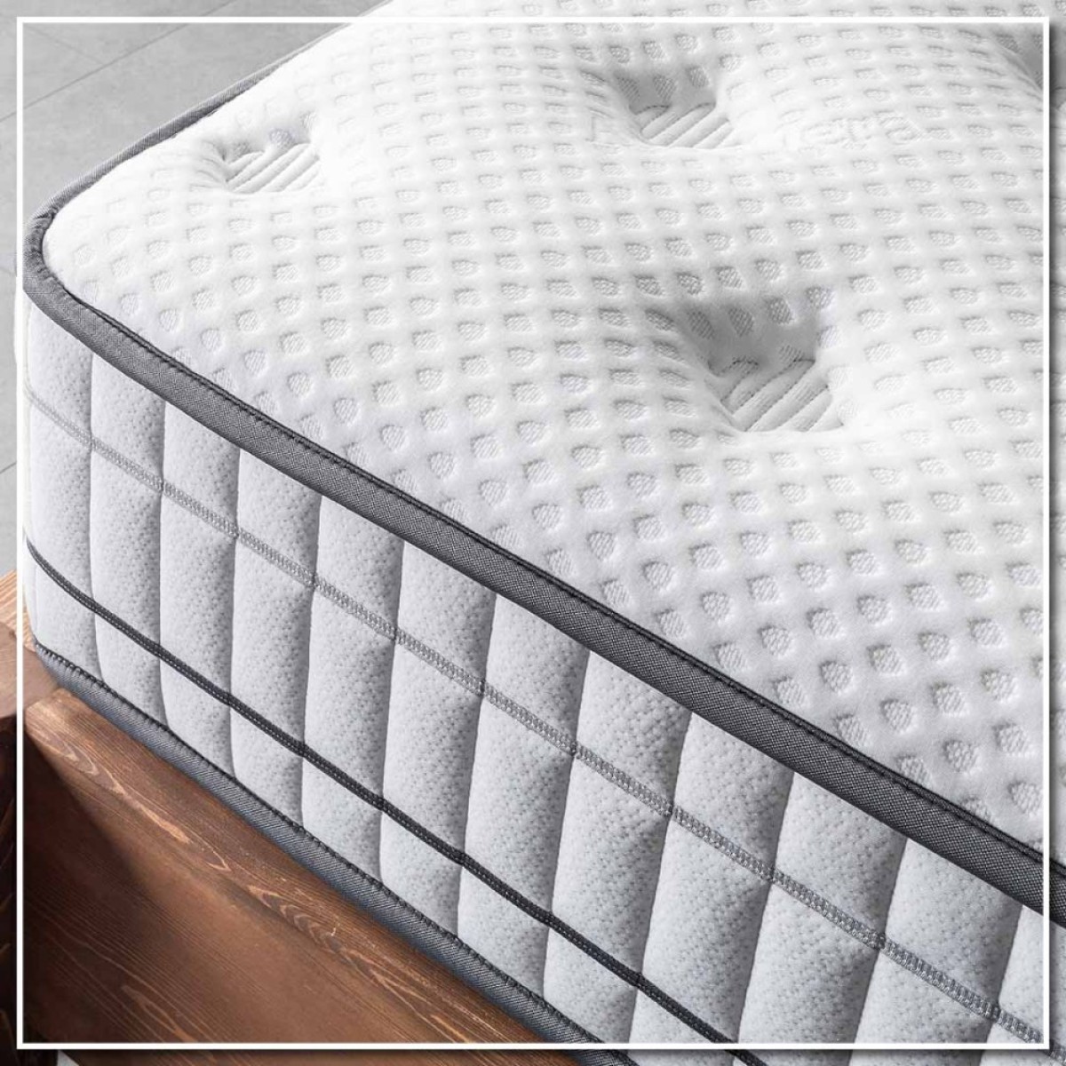 Στρώμα Ύπνου Ξενοδοχείου (150x200) Aloe Vera Double Face 30cm με Ανεξάρτητα Ελατήρια 7 Ζωνών