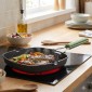 Fest Grill Αντικολλητική Ψηστιέρα Ν.28 με Ραβδώσεις, Αναδιπλούμενη Λαβή & Επαγωγικό Βαρύ Πάτο