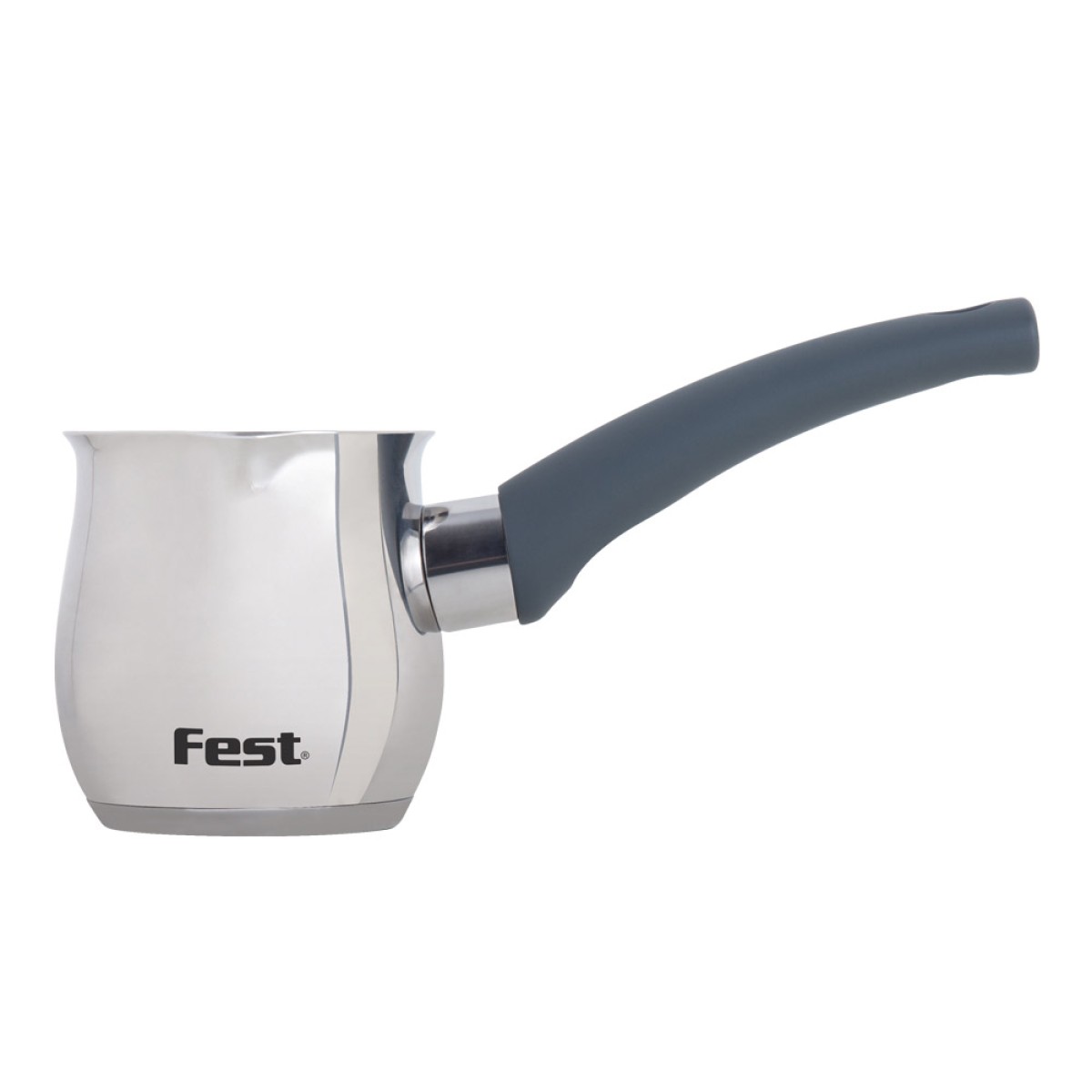 Fest Ανοξείδωτο Μπρίκι 18/10 300ml (έως 3 Φλιτζάνια) με Τριπλό Επαγωγικό Βαρύ Πάτο Αλουμινίου