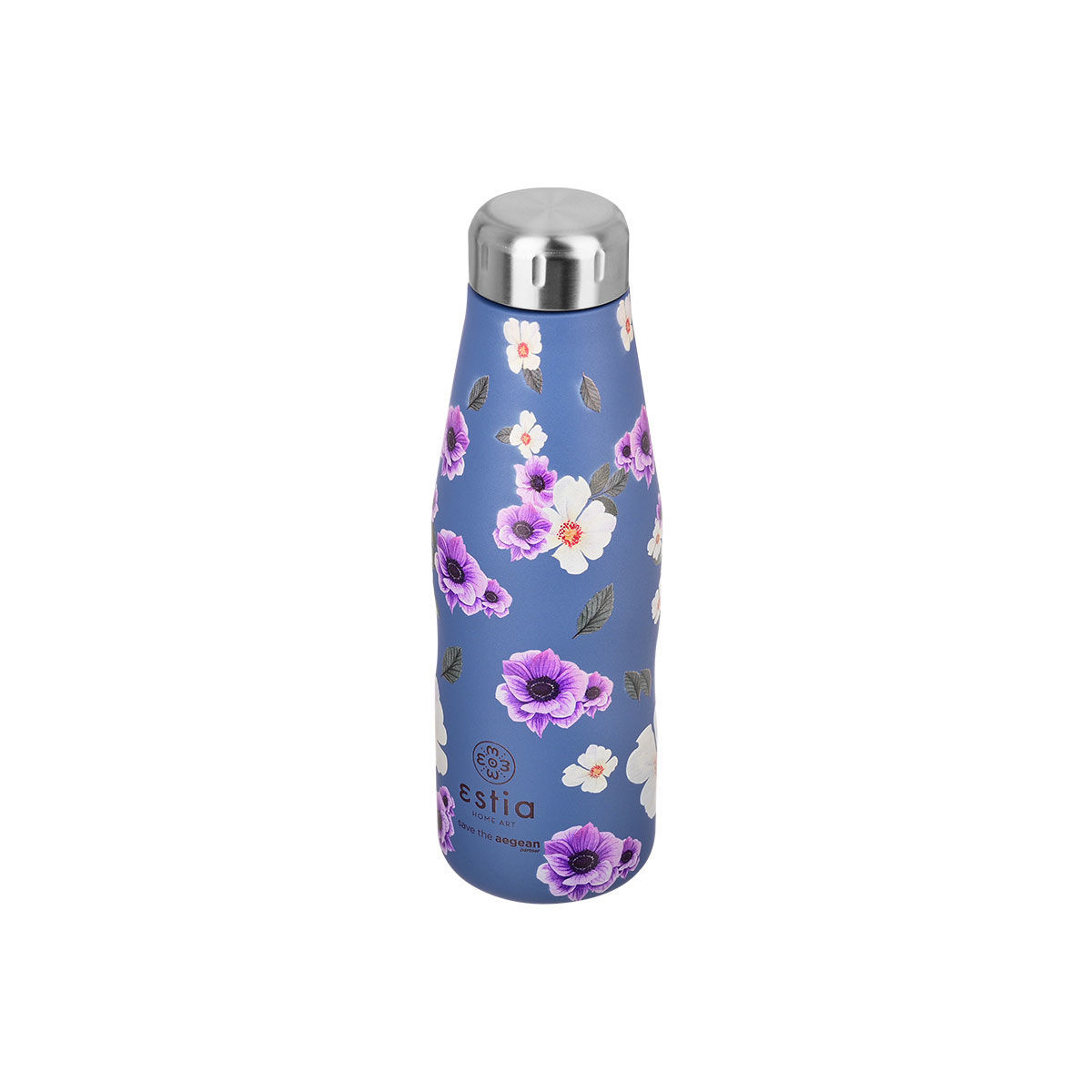 Θερμός Travel Flask 500ml Estia Save The Aegean Garden Blue 01-16654