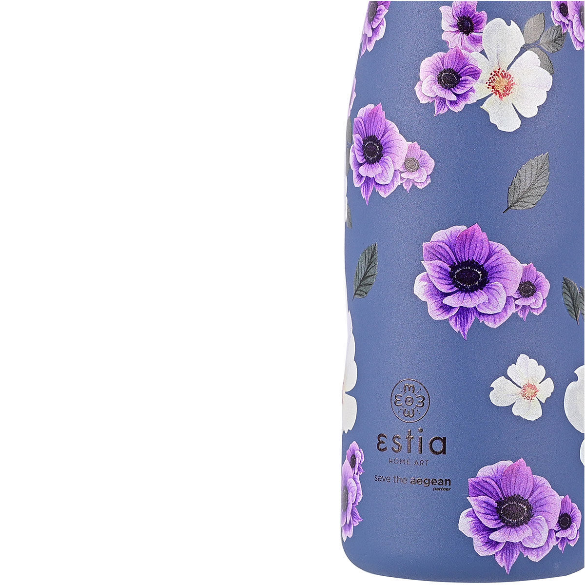 Θερμός Travel Flask 500ml Estia Save The Aegean Garden Blue 01-16654